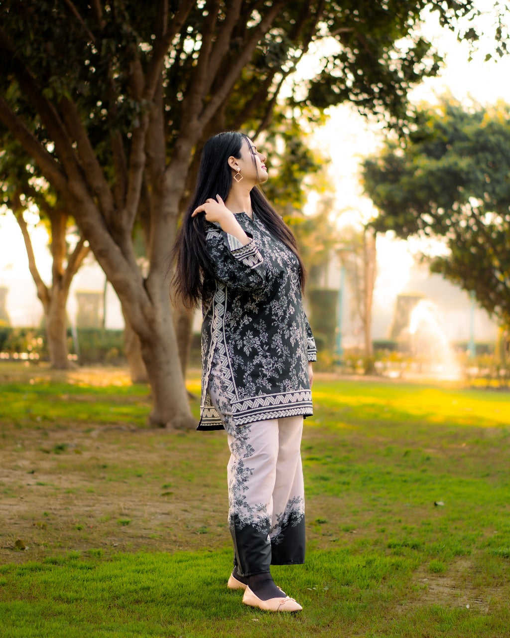 Dilruba Cord Set Digital Lawn 2pc