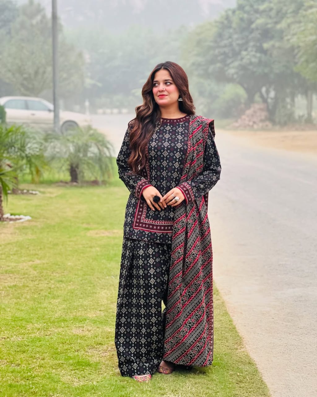 Ajrak 3pc Suit Lawn Collection Digital