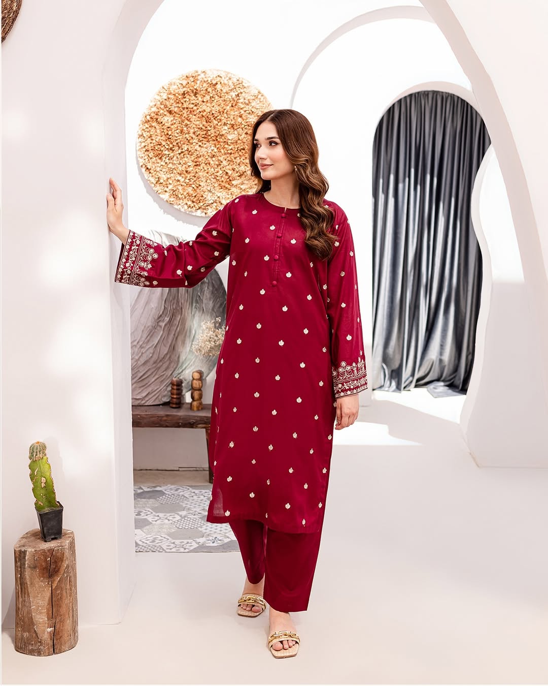 HASEEN EMBRODERY 2PC