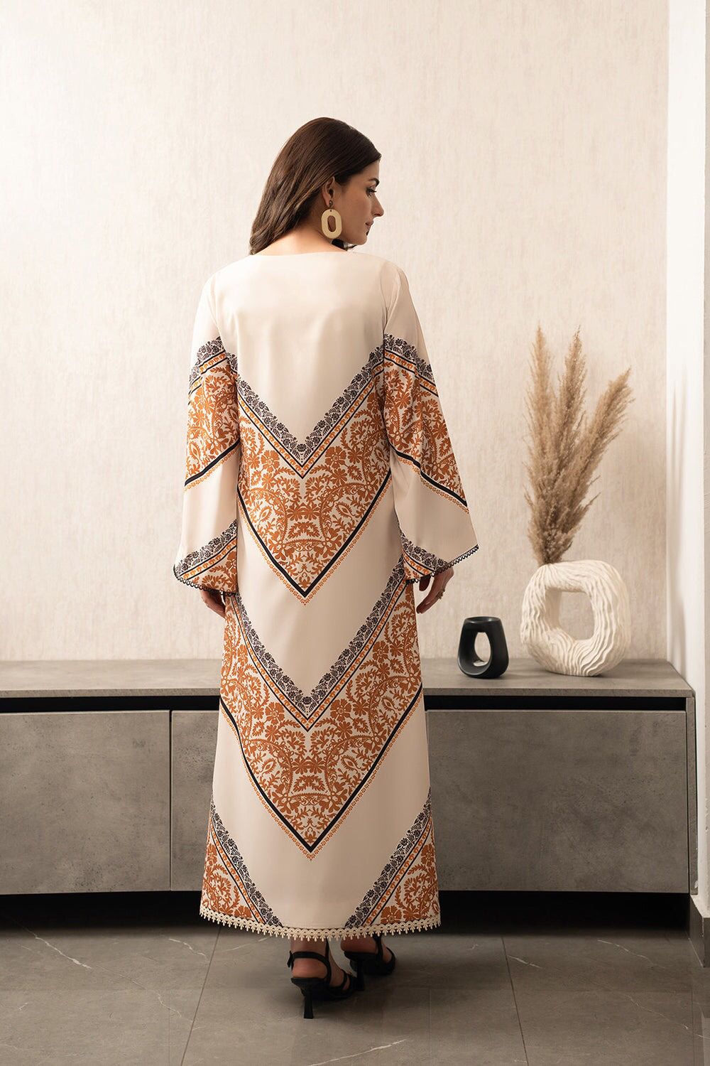 Feroza Front Cut Long 3pc Suit