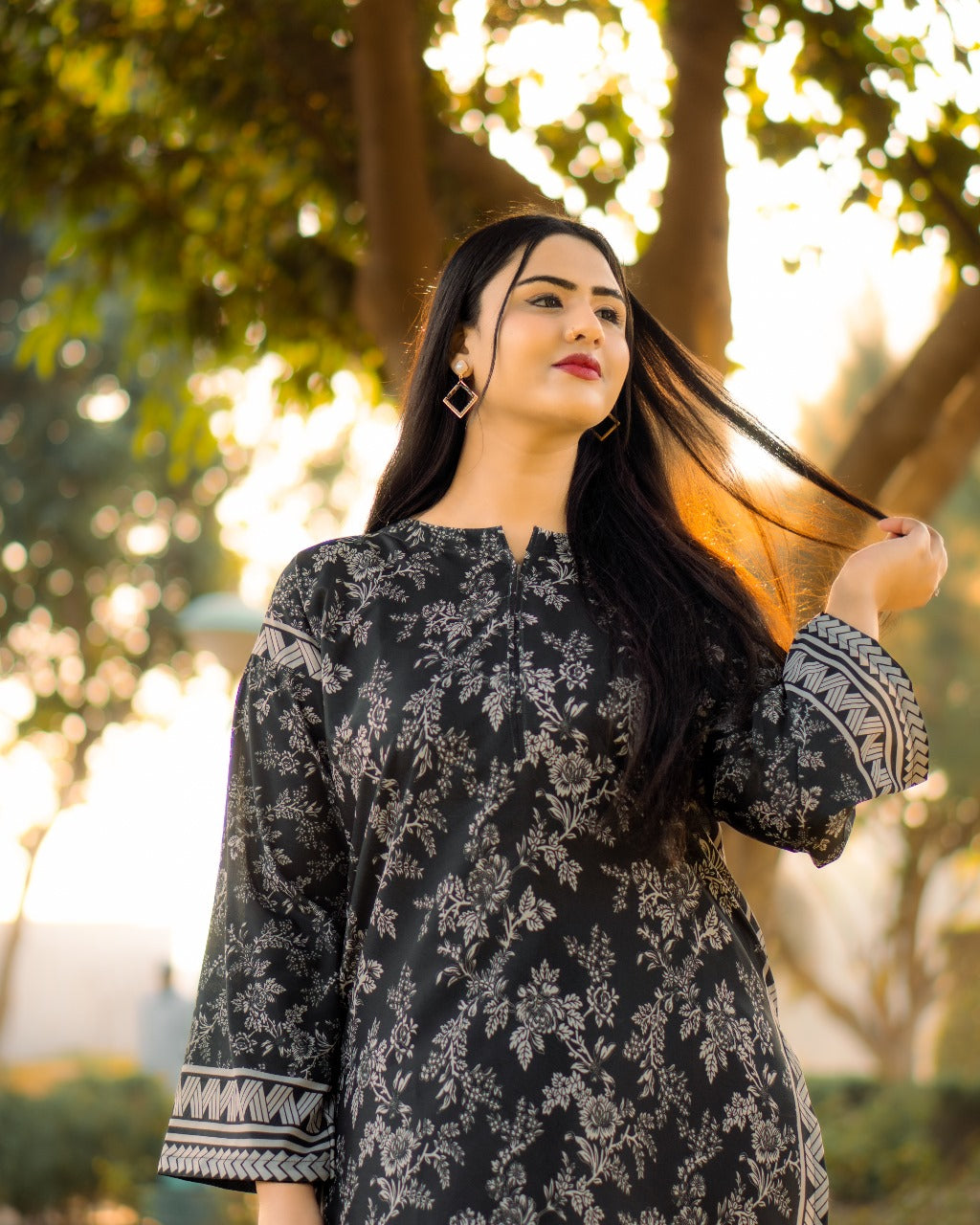 Dilruba Cord Set Digital Lawn 2pc